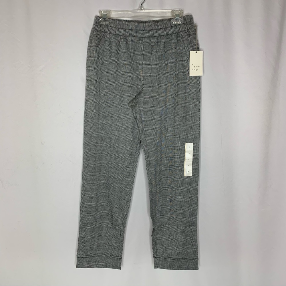 A New Day Womens High Rise Slim Straight Ankle Pull One Pants Comfy Stretchy - Picture 15 of 15